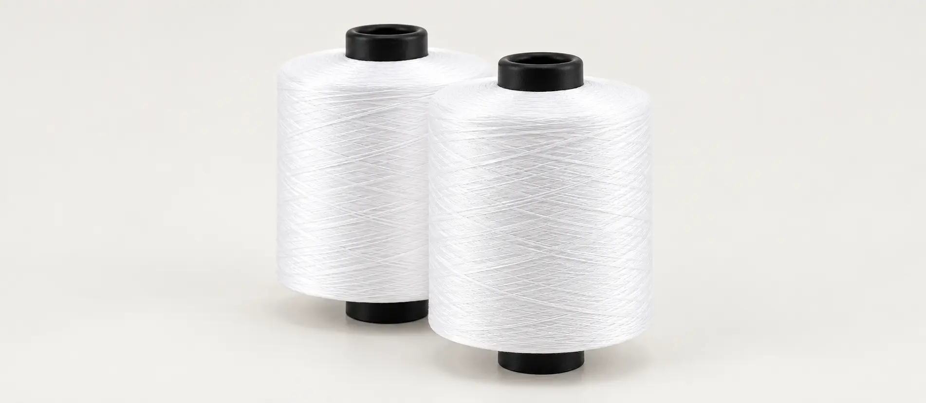 Polyester yarn cones